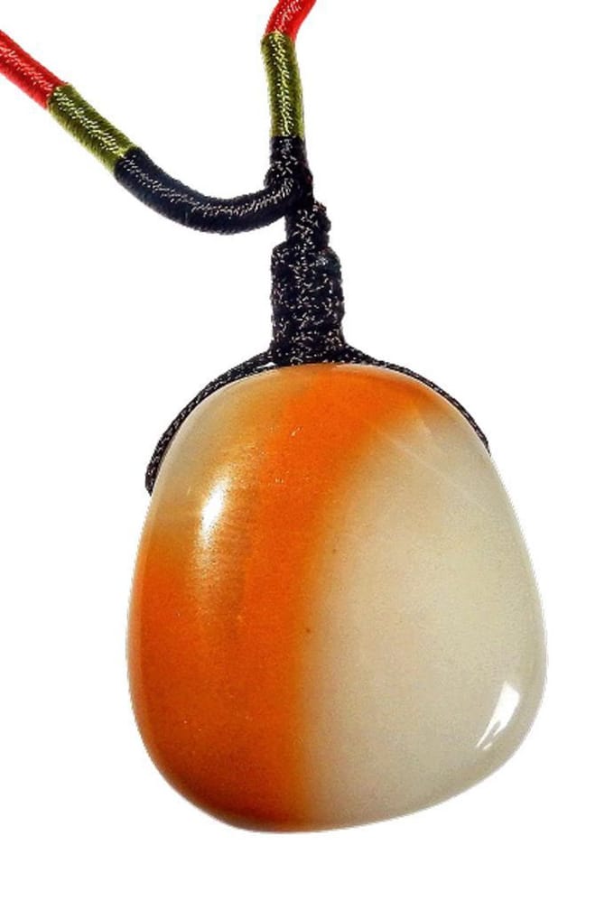 Agaat Doorboorde Hanger