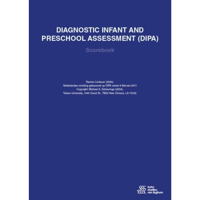Diagnostic Infant And Preschool Assessment (Dipa) Scoreboek - Ramon Lindauer
