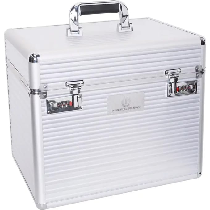 Imperial Riding - Grooming Box Shiny Classic - Silver