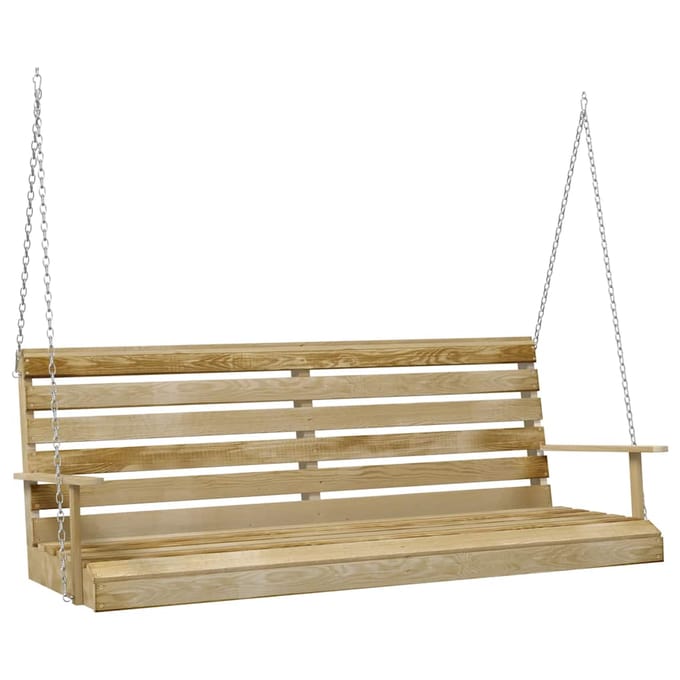 vidaXL - Schommelbank - 155x65x60 - cm - geïmpregneerd - grenenhout