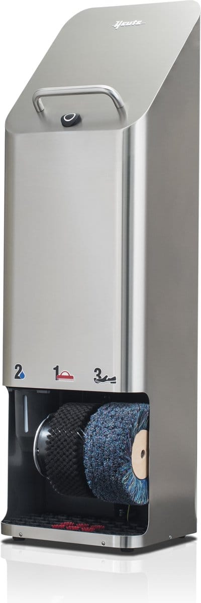 Heute Quadro Plus - Schoenpoetsmachine - Brushed V2A Housing