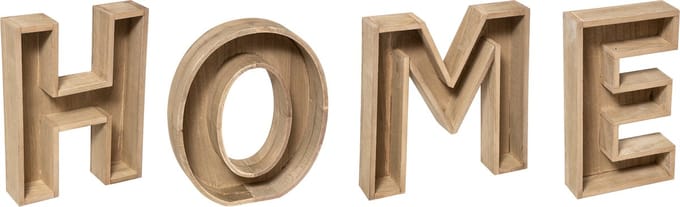Atmosphera decoratie HOME - Woondecoratie - H26 cm - Losse letters