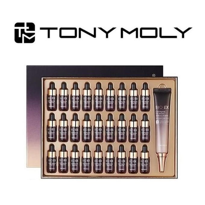 Tonymoly Ensemble spécial d'ampoules de peptides cellulaires Bio EX black