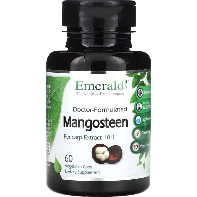 Emerald Laboratories, Mangosteen, 1.200 mg, 60 Veggie Capsules (600 mg per capsule)