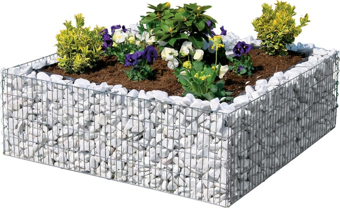 Vierkante plantenbak L120xD120xH40cm