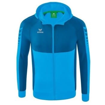 Erima Six Wings Trainingsjack Met Capuchon Heren - Curaçao | Maat: L