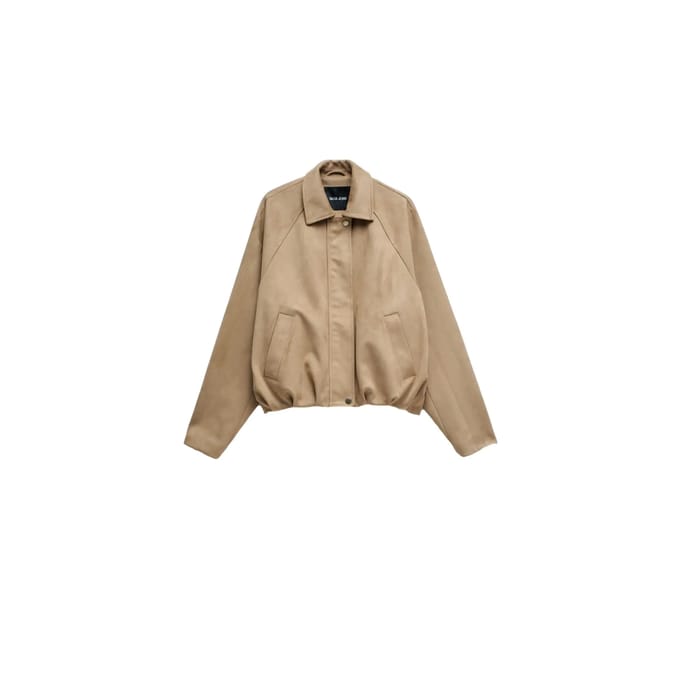 Dames bomber Salsa Jeans Suede Effect