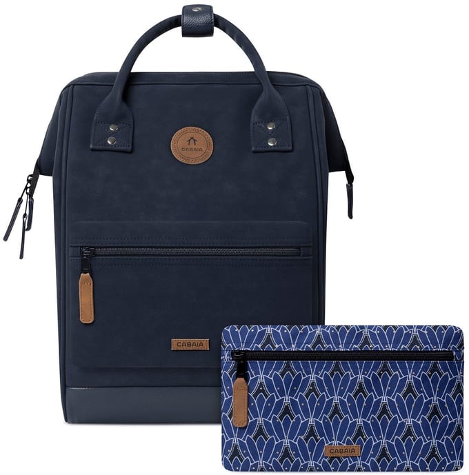 CABAIA - Rugzak Adventurer Medium 18L Zurich, Computercompartiment 13", Levenslange garantie, Brede opening - Blauw