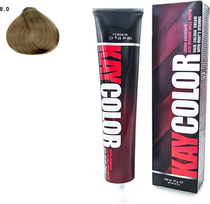 Kay Color - Kay Color Hair Color Cream 100 ml - 8.0