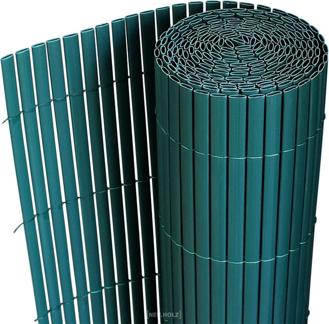 Flexibele tuinscherm balkonscherm PVC 2x3 m groen