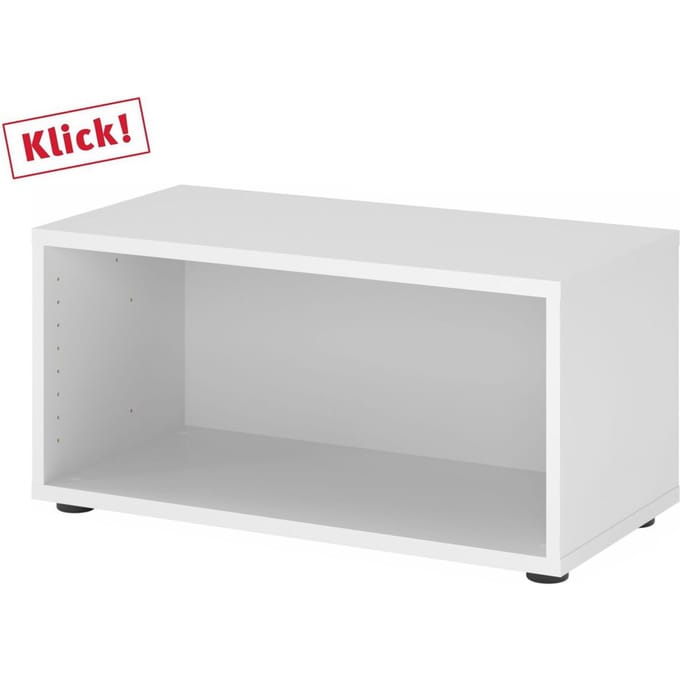 FlexWall | 1 OH | kast met verstelbare poten - Wit