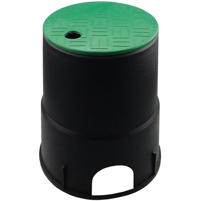 6 Inch Tuin Gazon Ondergrondse Klepdoos Deksel Plastc Sproeier Watergeefklep Deksel black