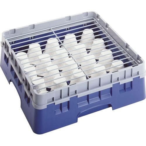 (6 stuks) CAMBRO CAMRACK® - Afdekrooster voor basismand - 500x500mm - Grijs