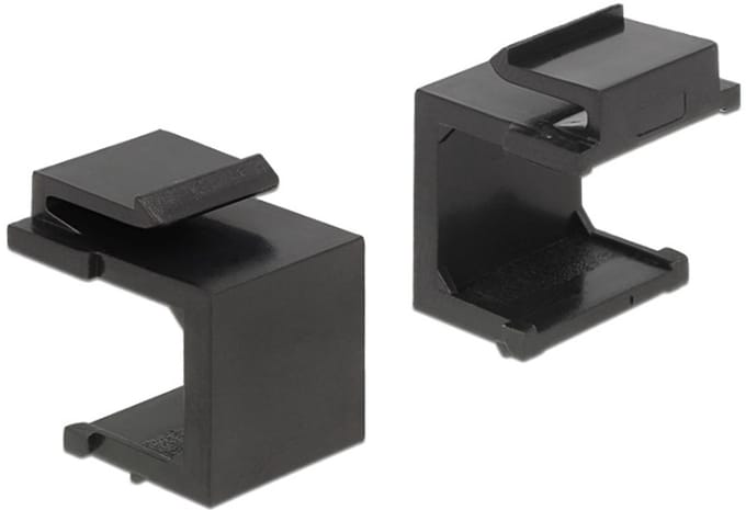 4x Keystone afsluitcover zwart
