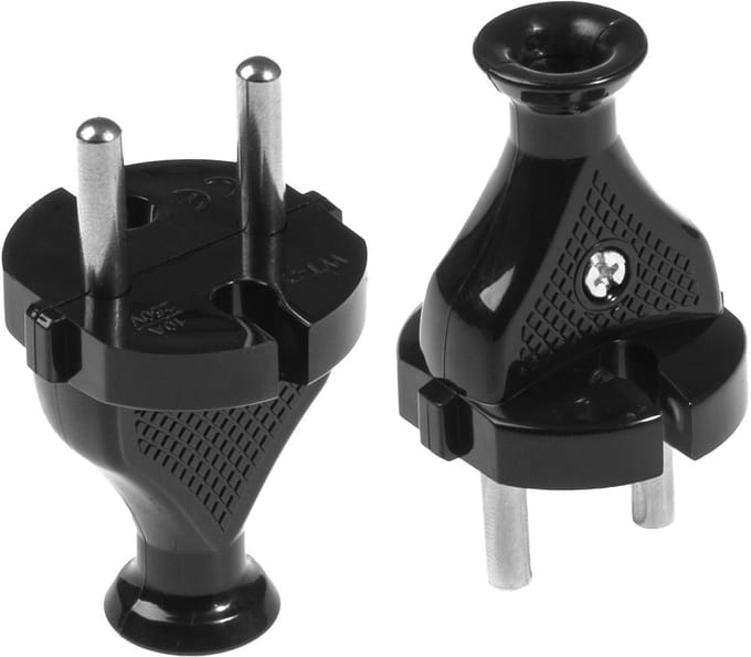 AWTOOLS WT-2 Serie - Stekker - Zwart - Nierozbieralna - Ucho