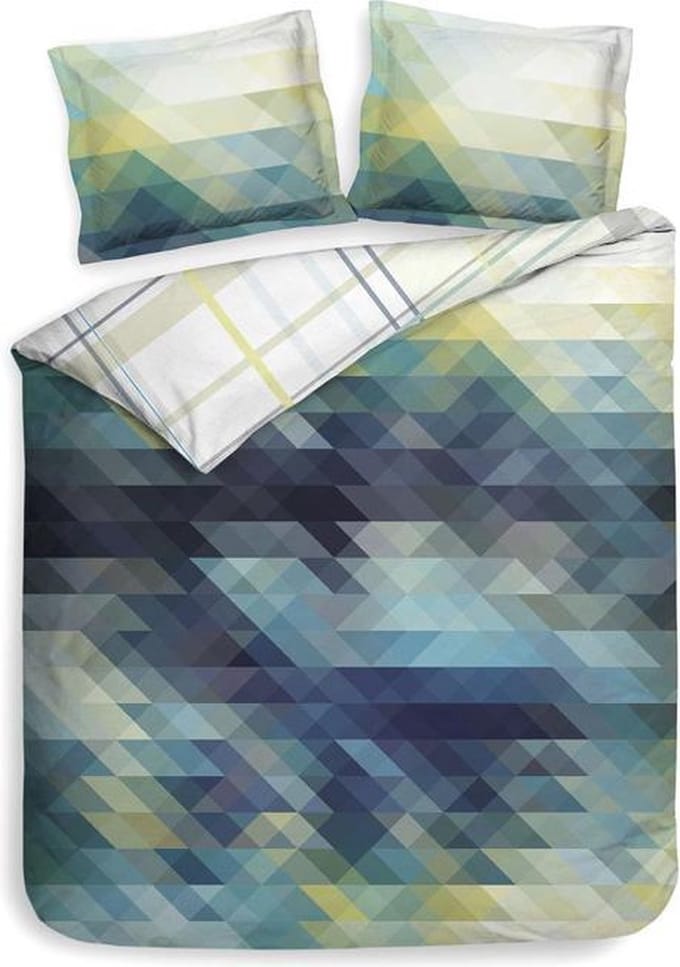 Heckett & Lane Mike Dekbedovertrek - Litsjumeaux - 240x200/220 cm - Azure Blue
