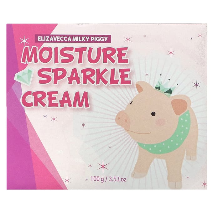 Elizavecca Milky Piggy Moisture Sparkle Cream 100g (2 Quantités Différentes) 1 white