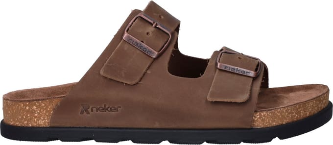 Rieker Sport Slippers - Heren - Bruin - Maat:45