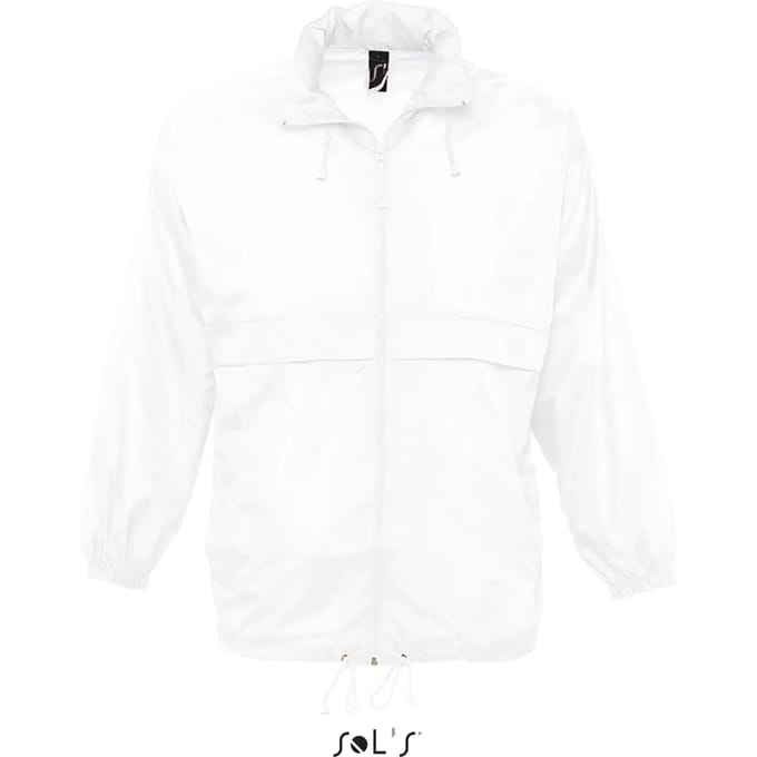 SOL'S Unisex Windbreaker Surf Jacket L889 - White - S