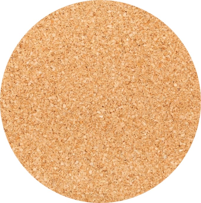 Kurk24 - Rond prikbord - 58cm - zelfklevend