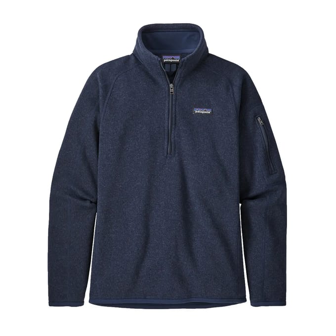 Patagonia Better Sweater 1/4 Half-Zip Fleece Trui blauw