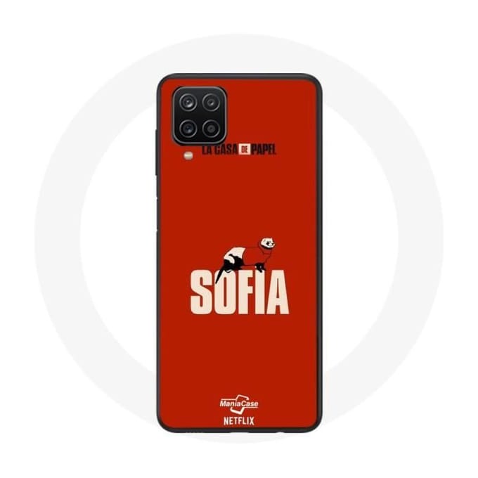 Coque Samsung Galaxy A12 La casa de papel Sofia Art