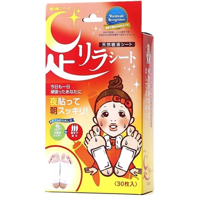 Kinomegumi - Ashirira - Foot Relax Sheet Red Pepper - 30stukken