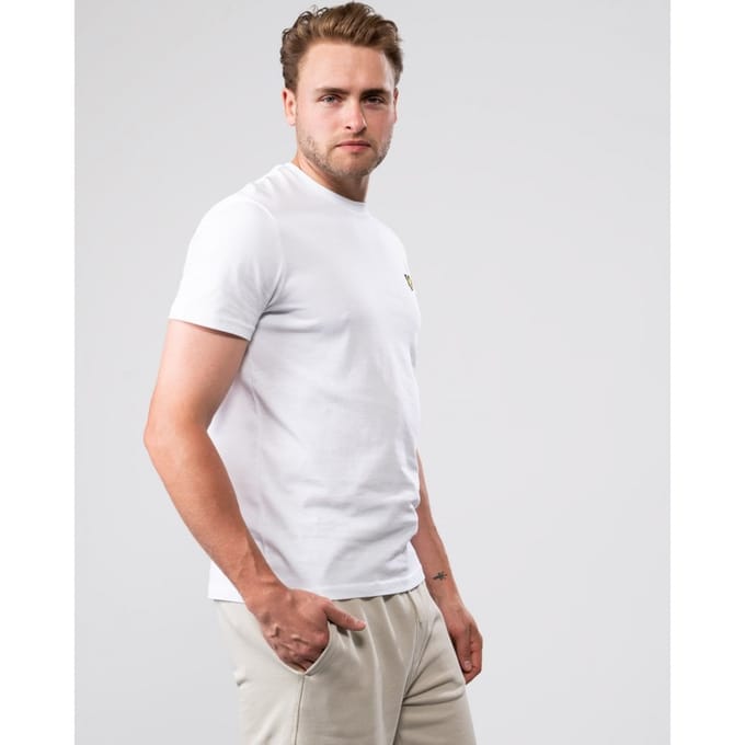Lyle and Scott T-shirt Wit - Maat M - Heren - Casual T-shirts