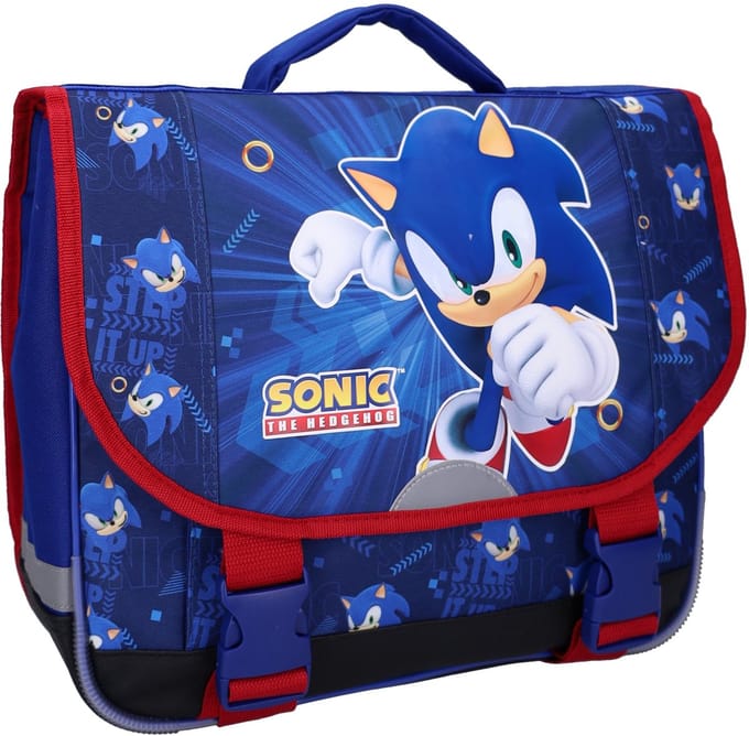Sonic Still Unstoppable Schoolrugzak - 33 x 38 x 12 cm - Blauw