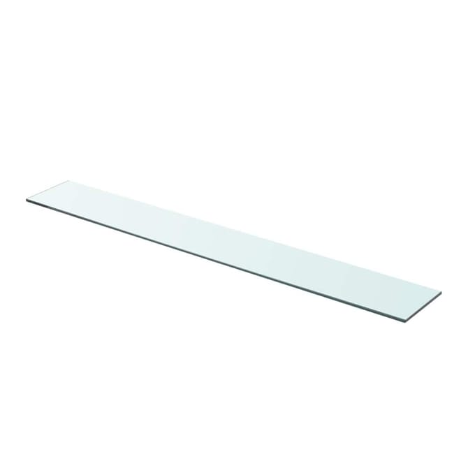 vidaXL - Schappen - 2 - st - 90x12 - cm - glas - transparant