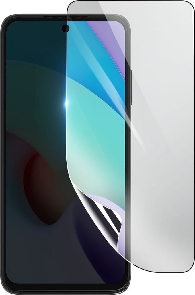 3mk, Geschikt voor Xiaomi Redmi 10 2022, Schokbestendige Hydrogel Screenprotector, Transparant