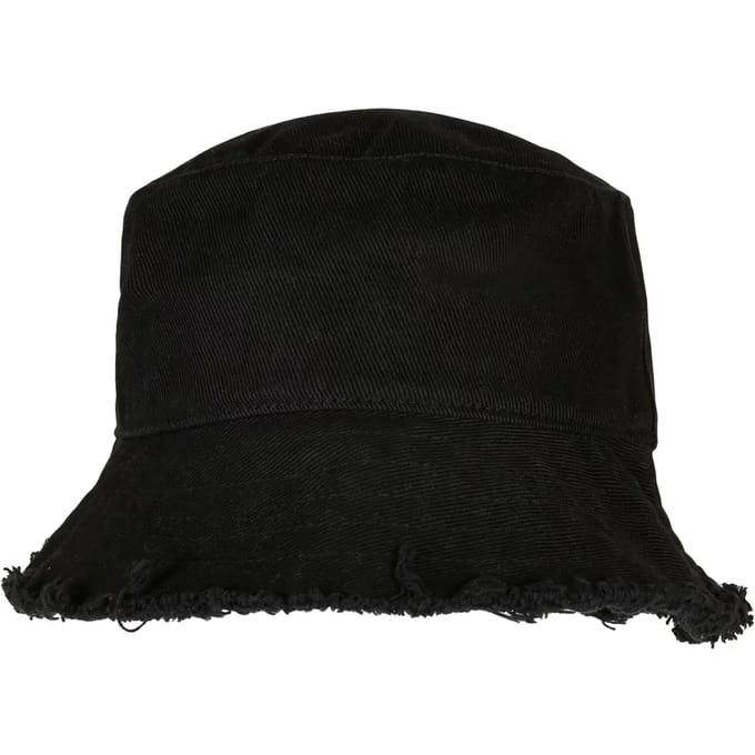 Urban Classics - Open Edge Bucket hat / Vissershoed - Zwart