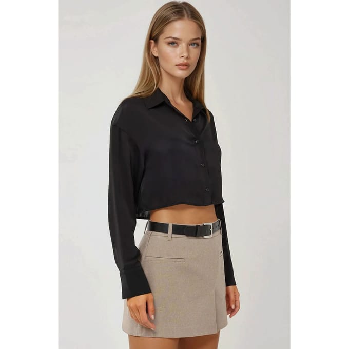 Geweven Mini Skort