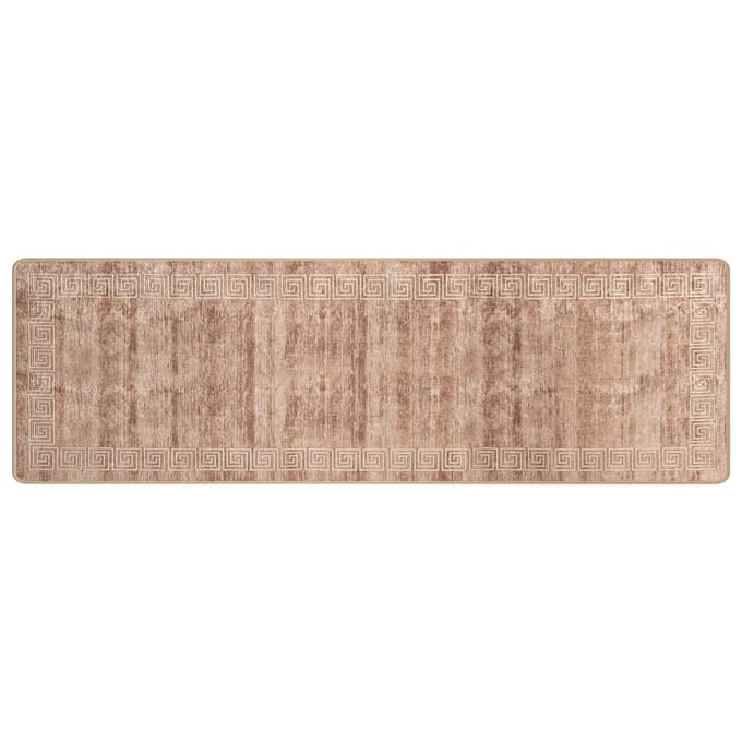 vidaXL - Tapijt - Runner - MARSA - Wit - 80 - x - 400 - cm - Polyester - en - PVC
