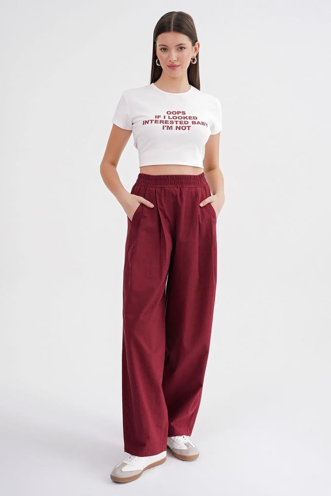 Rechstreekse Linnen Broek