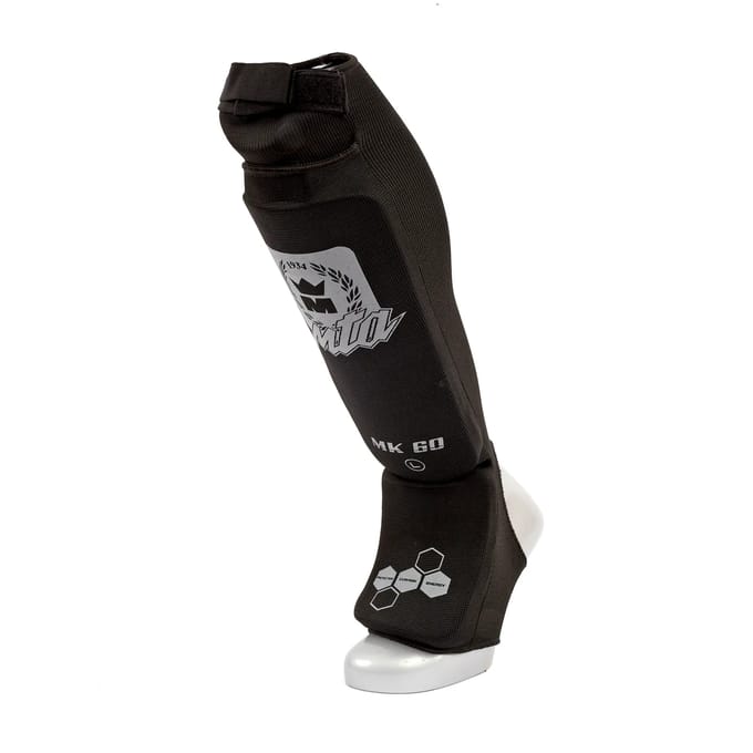 Katoenen kickboks/fulcontact scheen/beenbeschermers Montana MK 60