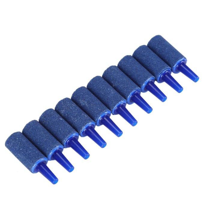 Aquarium Luchtsteen Cilinder Aquarium Belsteen Zuurstof Diffuser Aquarium Accessoire 25 X 12mm / 1 blue