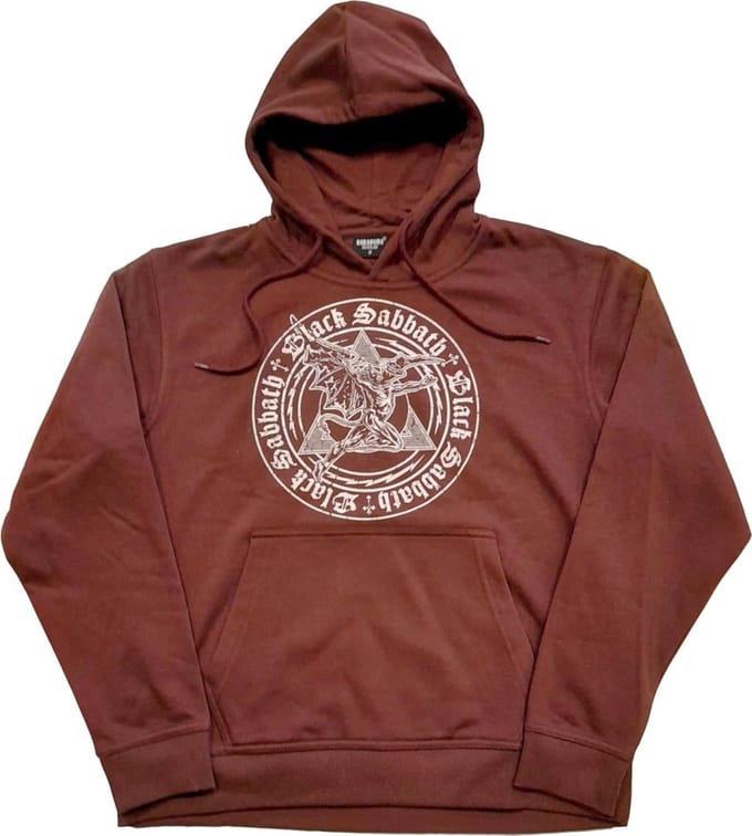 Black Sabbath - Henry Pyramid Emblem Hoodie/trui - S - Bruin