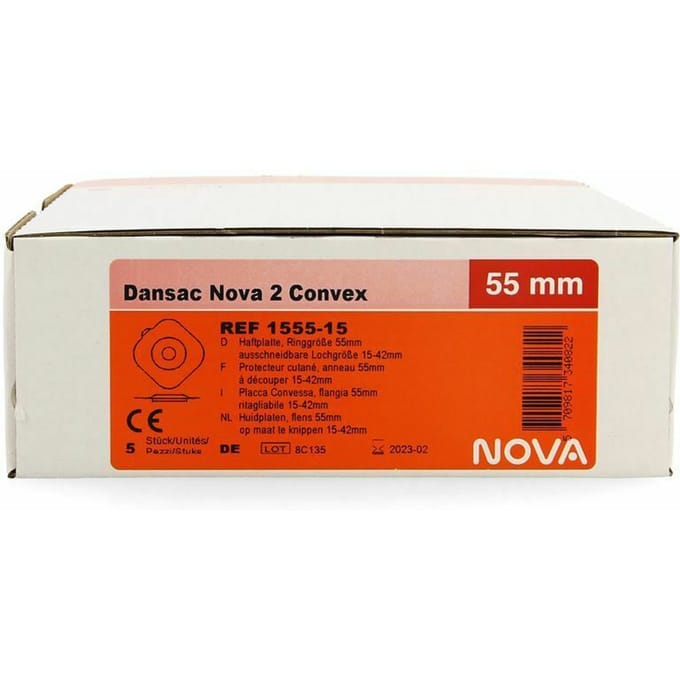 Dansac Nova 2 Convex Platen 15-42mm 5 1555-15
