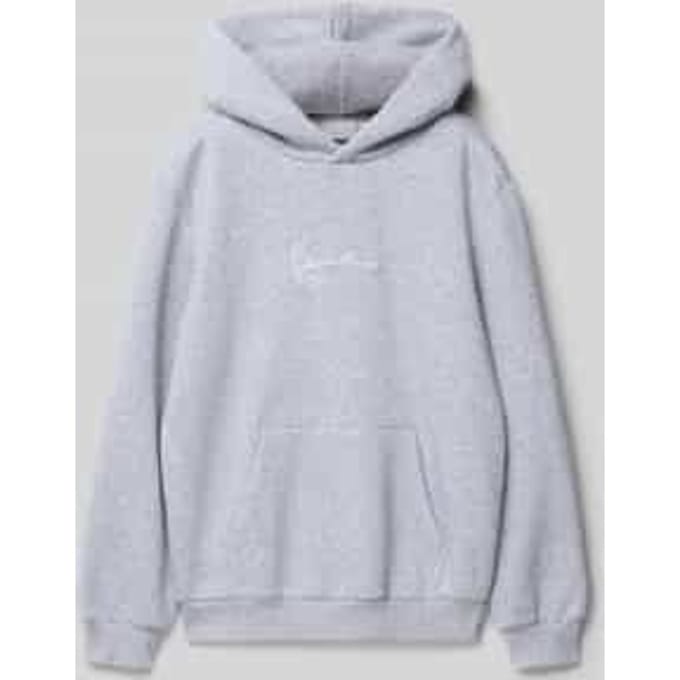Relaxed fit hoodie met logostitching