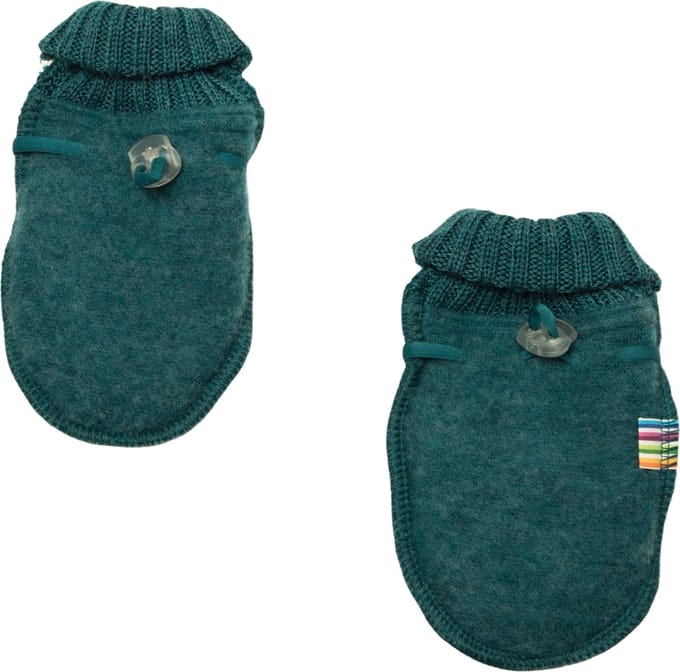 JoHa Kinder- en babyhandschoenen van 100% -wol, kleur Peacock Melang