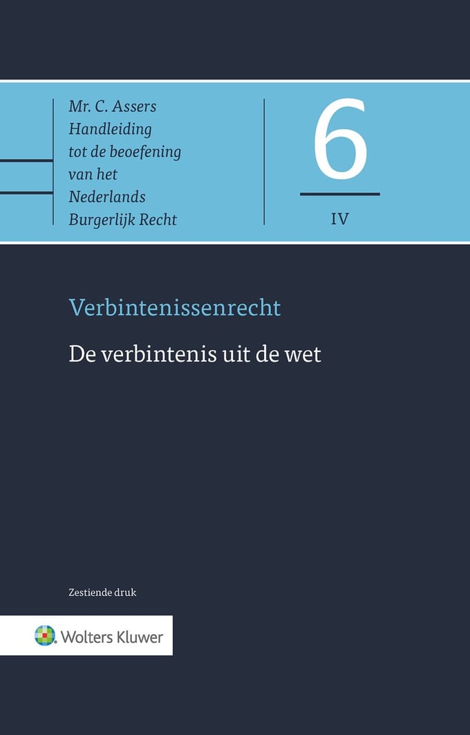 De Verbintenis Uit De Wet - Asser-Serie - C.H. Sieburgh