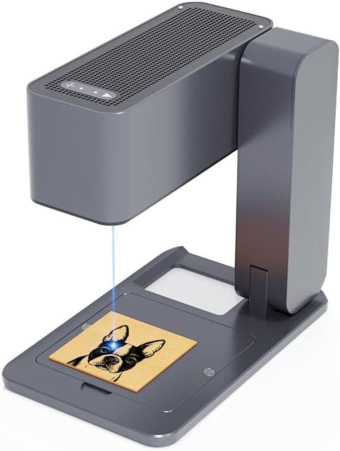 MMP® Laser Graveermachine - Graveermachine - Lasergraveermachine - Grijs - ‎35cm x 30cm x 12cm