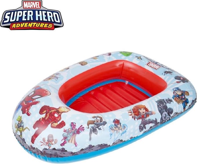 Marvel - Opblaasbare boot - 3-6 jaar - The Avengers - Spiderman - Ironman - Black Panther -Van Sambro