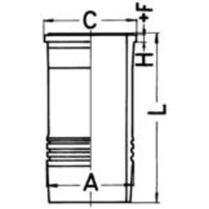 Voering, cilinderkop KOLBENSCHMIDT 89826110