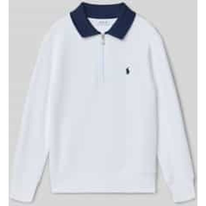 Regular fit sweatshirt van katoenmix