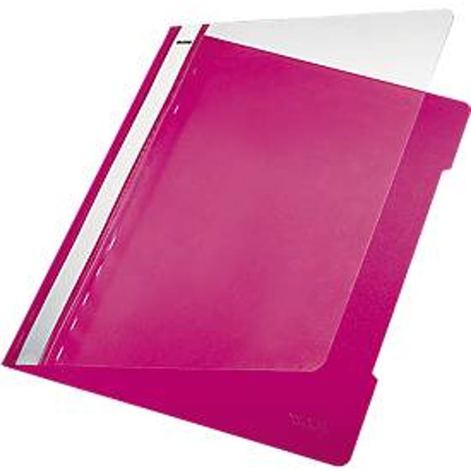 LEITZ® snelhechter 4191, A4, pvc, 25 stuks, fuchsia