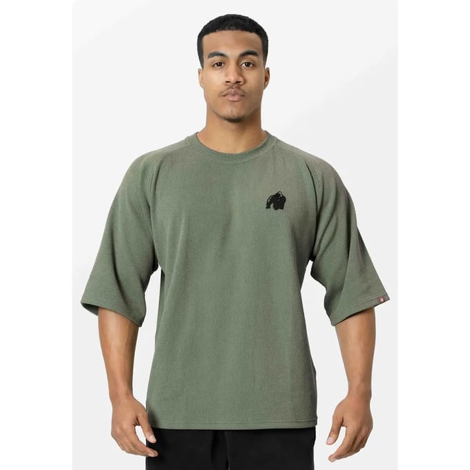 Gorilla Wear Russell Oversized T-shirt - Groen - S