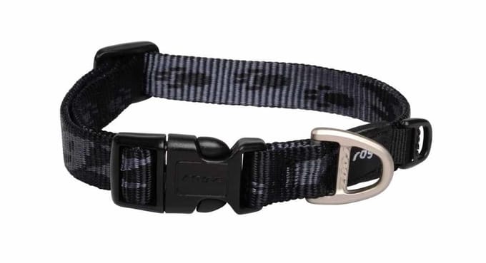 Rogz Hondenhalsband Alpinist Zwart Maat XL