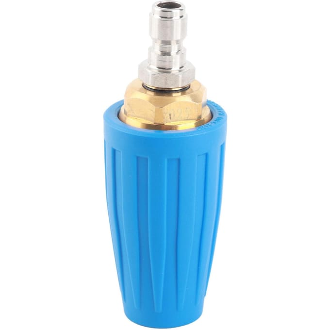 1/4  Snelkoppeling Hogedrukreiniger Reiniger Accessoire Spuit Turbo Nozzle 3000PSI 2.5 blue
